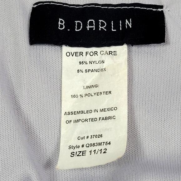 B. Darlin Gray Lace Fairy Dress Junior Size 11/12 - Picture 3 of 6